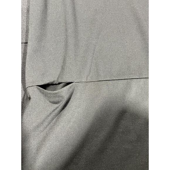 Halogen Dress Women's XS Black Stretch Split V-Neck Short Sleeve‎ Loose Fit Mod - Picture 3 of 10